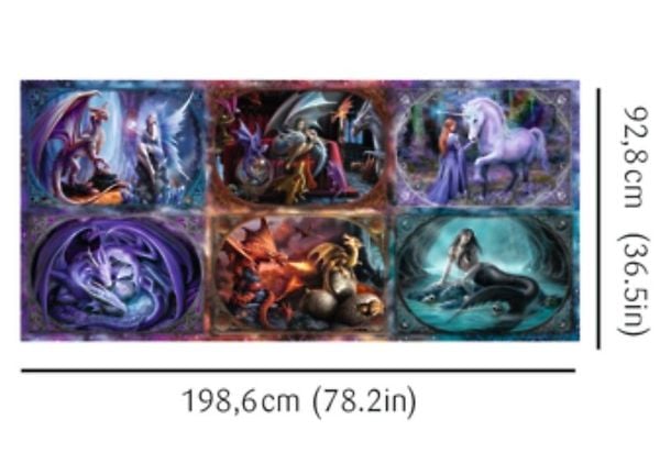 Produktbild: UFT Puzzle 9000- Fantasy Creatures"/ Anne Stokes with fee Mix 70%