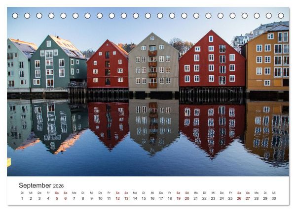 Produktbild: Norwegen - Das wundersch&ouml;ne Land im Norden. (Tischkalender 2026 DIN A5 quer), CALVENDO Monatskalender