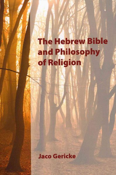 Produktbild: The Hebrew Bible and Philosophy of Religion