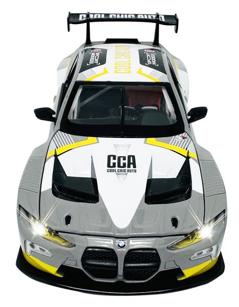 Produktbild: BMW M4 GT3 Diecast 1:24 grau inkl. Knopfzellen