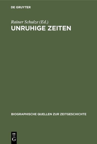 Produktbild: Unruhige Zeiten