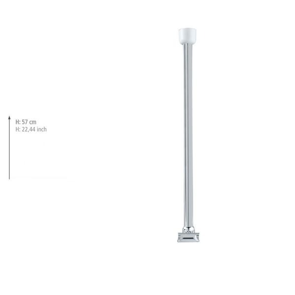 Produktbild: Deckenst&uuml;tze f&uuml;r Teleskop-Duschstange Chrom, f&uuml;r Stangen mit &Oslash; 2 / 2,5 cm