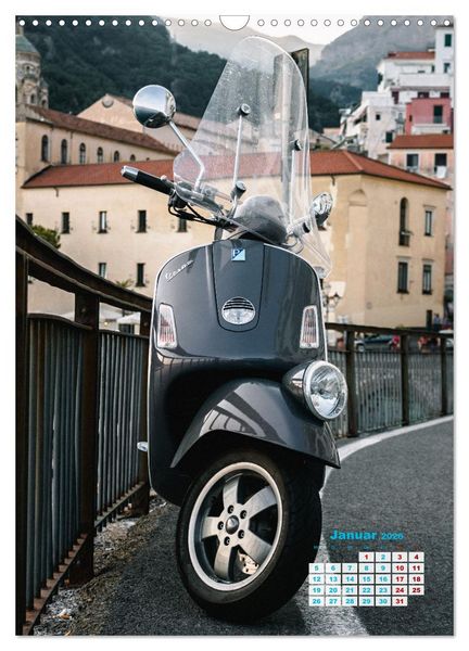 Produktbild: Die Liebe zur Vespa (Wandkalender 2026 DIN A3 hoch), CALVENDO Monatskalender