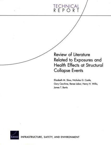 Produktbild: Review of Literature Related to Exposures and Health Effects at Structural Collapse Events