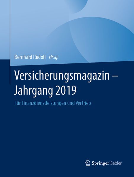 Produktbild: Versicherungsmagazin - Jahrgang 2019