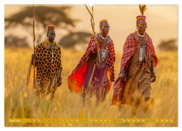 Produktbild: Hallo faszinierendes Afrika (Wandkalender 2026 DIN A2 quer), CALVENDO Monatskalender