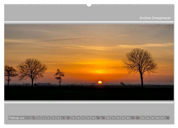 Produktbild: Greetsiel-Panorama (hochwertiger Premium Wandkalender 2026 DIN A2 quer), Kunstdruck in Hochglanz
