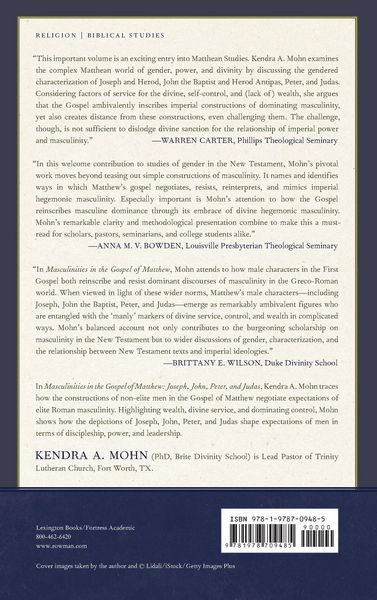 Produktbild: Masculinities in the Gospel of Matthew