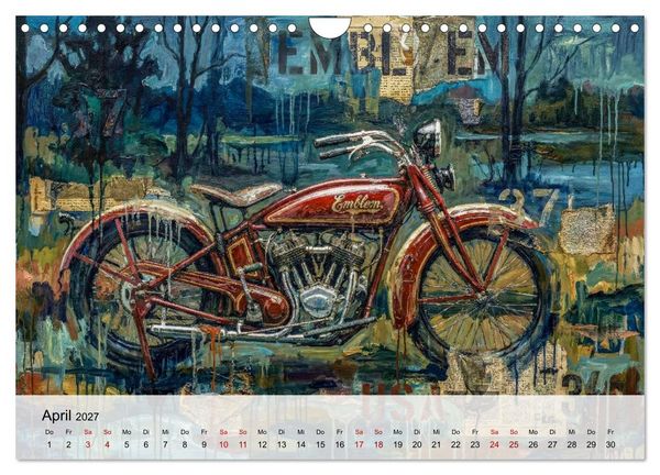 Produktbild: Kult-Motorr&auml;der der USA (Wandkalender 2027 DIN A4 quer), CALVENDO Monatskalender