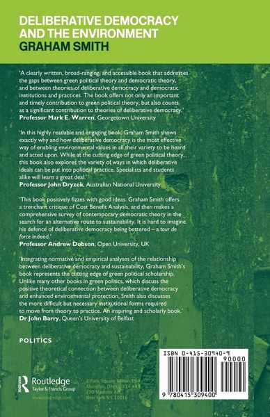 Produktbild: Deliberative Democracy and the Environment