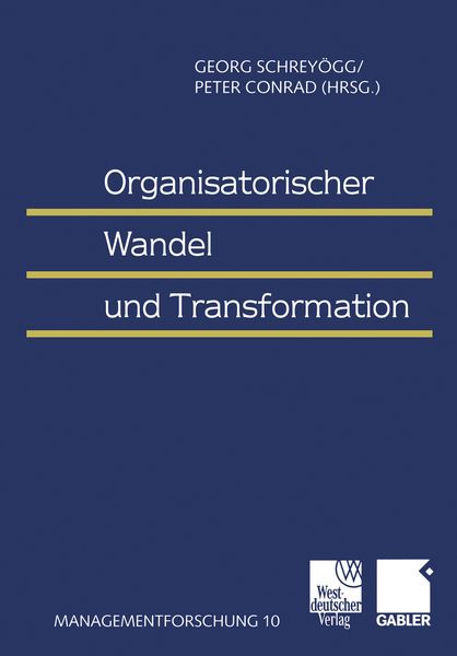 Produktbild: Organisatorischer Wandel und Transformation