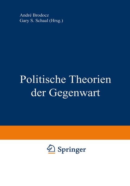 Produktbild: Politische Theorien der Gegenwart