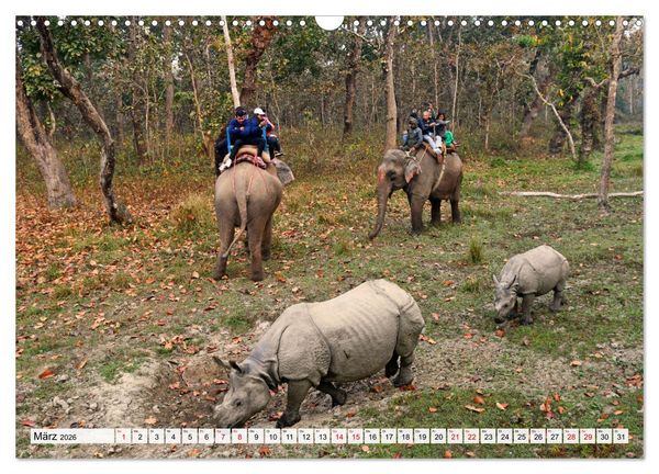 Produktbild: Einzigartiges NEPAL (Wandkalender 2026 DIN A3 quer), CALVENDO Monatskalender