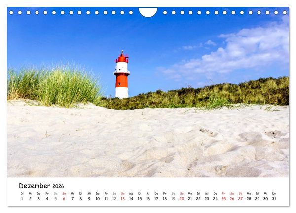 Produktbild: Borkum, bezaubernde Nordseeinsel (Wandkalender 2026 DIN A4 quer), CALVENDO Monatskalender
