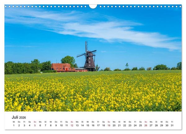 Produktbild: Fehmarn - "fe mer" nat&uuml;rlich "am Meer gelegen" (Wandkalender 2026 DIN A3 quer), CALVENDO Monatskalender