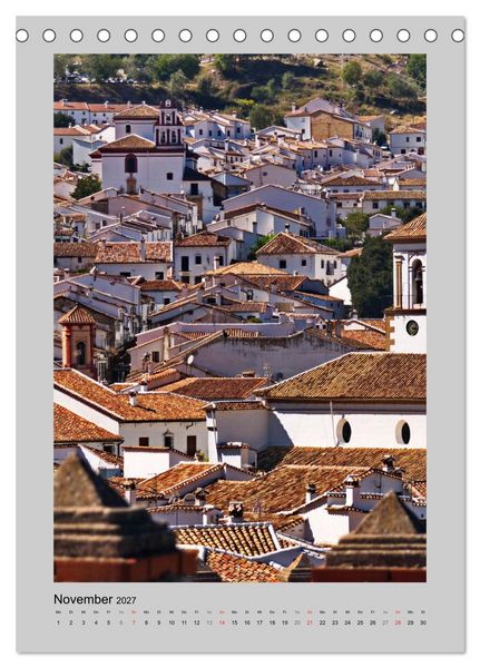 Produktbild: Andalusien - Bekanntes und Unbeachtetes (Tischkalender 2027 DIN A5 hoch), CALVENDO Monatskalender
