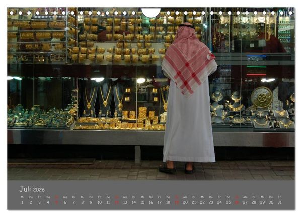 Produktbild: Dubai. Glanz unter der Sonne Arabiens (Wandkalender 2026 DIN A4 quer), CALVENDO Monatskalender