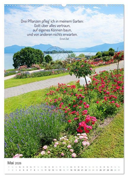 Produktbild: Christliche Natur-Poster 2026 (hochwertiger Premium Wandkalender 2026 DIN A2 hoch), Kunstdruck in Hochglanz