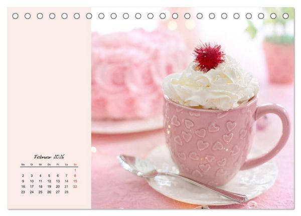 Produktbild: Bunte Torten und Cremen. Ein leckerer Augenschmaus (Tischkalender 2026 DIN A5 quer), CALVENDO Monatskalender