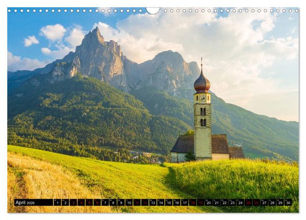 Produktbild: Sehnsucht Seiser Alm (Wandkalender 2026 DIN A3 quer), CALVENDO Monatskalender