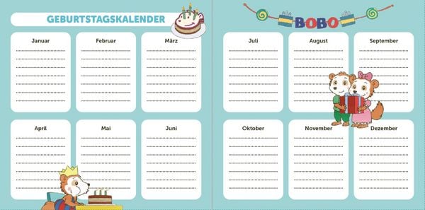 Produktbild: Bobo Siebenschl&auml;fer - Mein Kindergarten Freundebuch