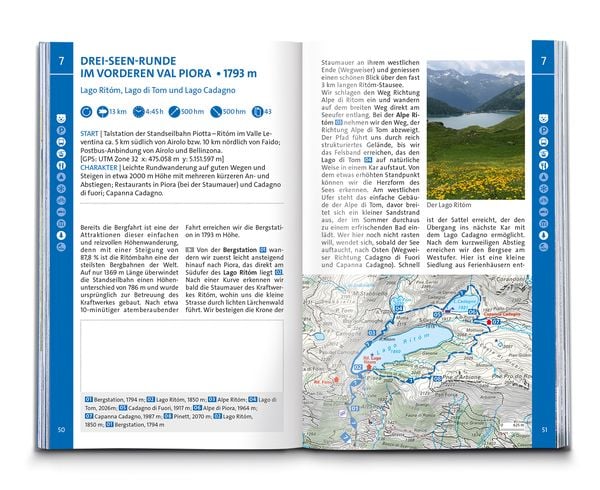 Produktbild: KOMPASS Wanderführer Tessin, 50 Touren mit Extra-Tourenkarte