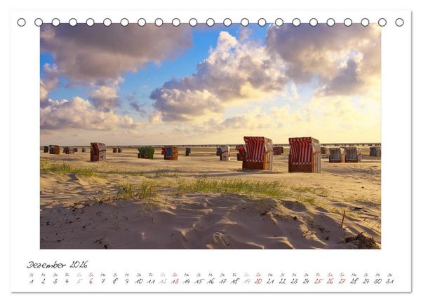 Produktbild: Nordsee - einfach Meer (Tischkalender 2026 DIN A5 quer), CALVENDO Monatskalender