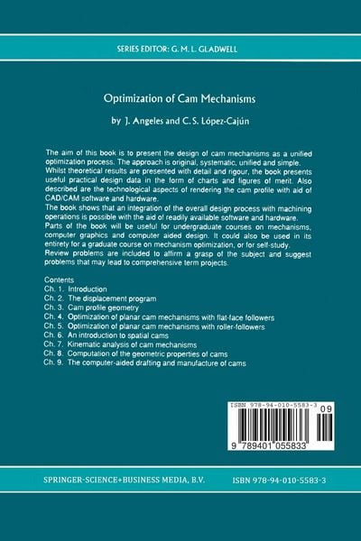 Produktbild: Optimization of Cam Mechanisms