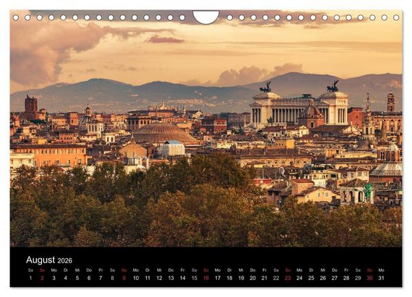 Produktbild: Rom - Impressionen aus der ewigen Stadt (Wandkalender 2026 DIN A4 quer), CALVENDO Monatskalender