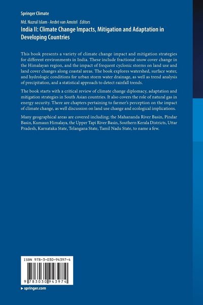 Produktbild: India II: Climate Change Impacts, Mitigation and Adaptation in Developing Countries