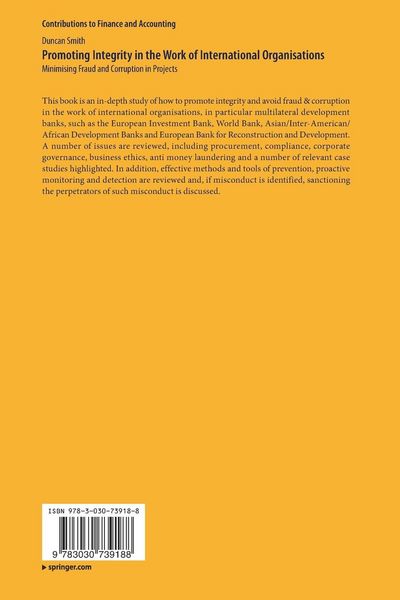 Produktbild: Promoting Integrity in the Work of International Organisations