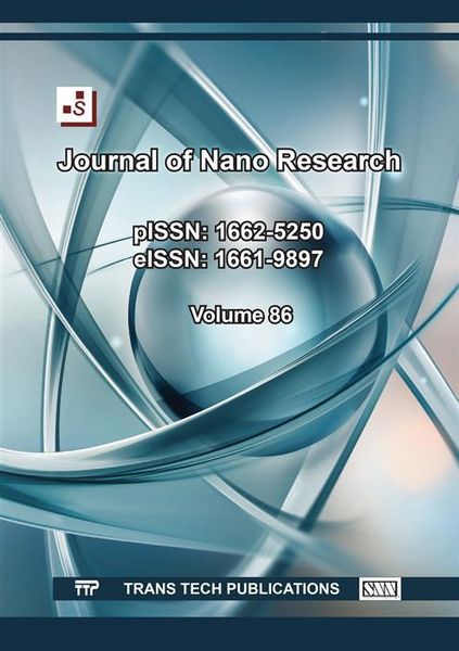 Produktbild: Journal of Nano Research Vol. 86