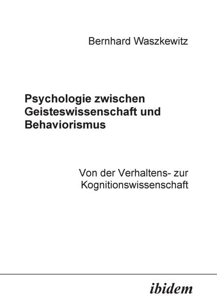 Produktbild: Waszkewitz, B: Psychologie zwischen Geisteswissenschaft und