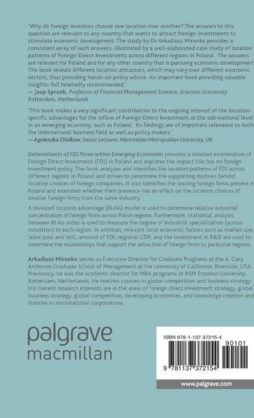 Produktbild: Determinants of FDI Flows within Emerging Economies