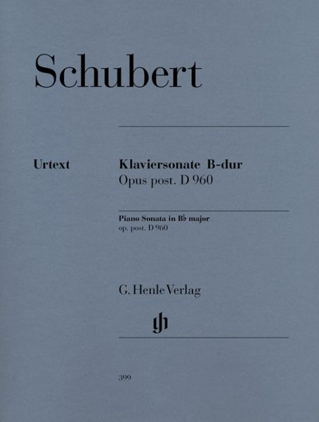 Produktbild: Franz Schubert - Klaviersonate B-dur op. post. D 960