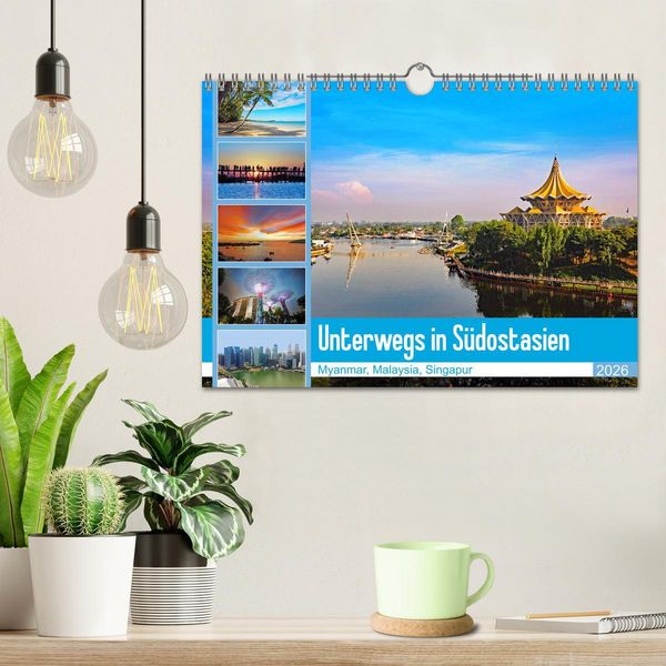 Produktbild: Unterwegs in S&uuml;dostasien (Wandkalender 2026 DIN A4 quer), CALVENDO Monatskalender