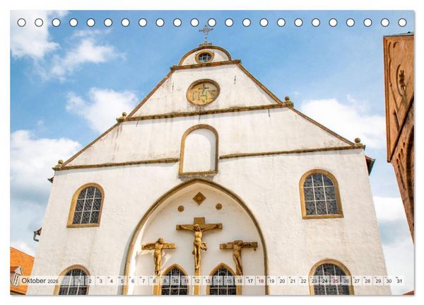 Produktbild: Historisches Osnabr&uuml;ck - Niedersachsen (Tischkalender 2026 DIN A5 quer), CALVENDO Monatskalender
