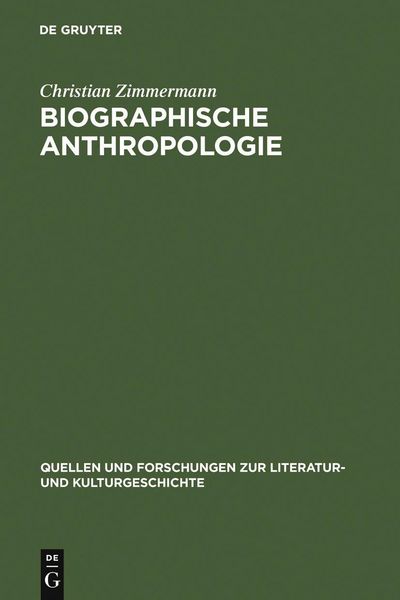 Produktbild: Biographische Anthropologie