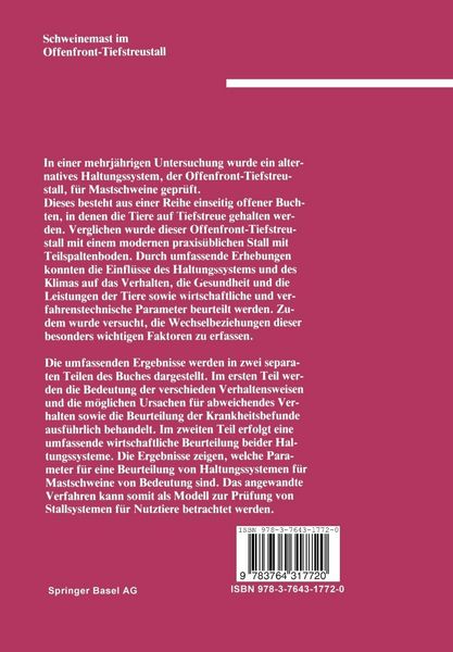 Produktbild: Schweinemast im Offenfront-Tiefstreustall