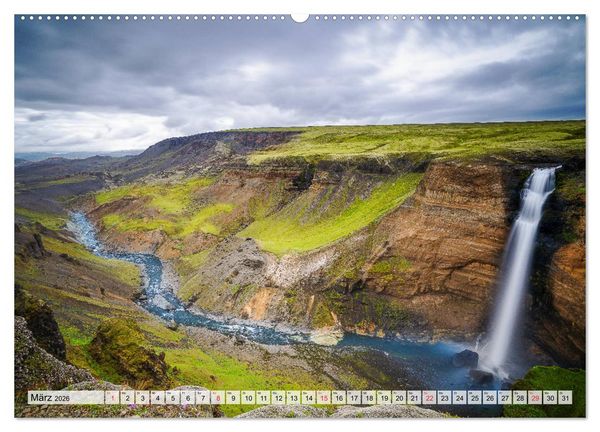 Produktbild: Island - Augenblicke 2026 (hochwertiger Premium Wandkalender 2026 DIN A2 quer), Kunstdruck in Hochglanz