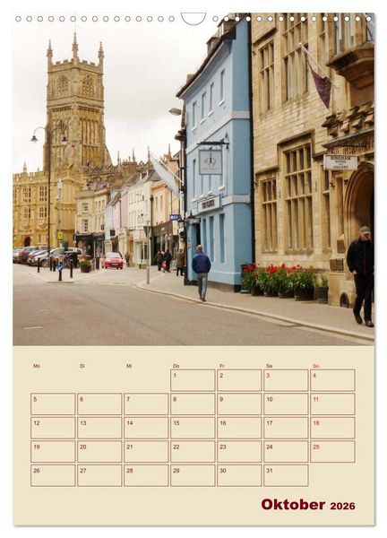 Produktbild: Die Cotswolds Englands gr&uuml;nes Herz (Wandkalender 2026 DIN A3 hoch), CALVENDO Monatskalender