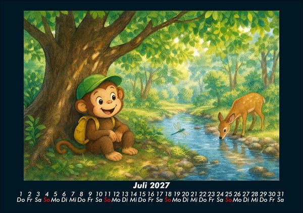Produktbild: Milo entdeckt den Wald 2027 Fotokalender DIN A5