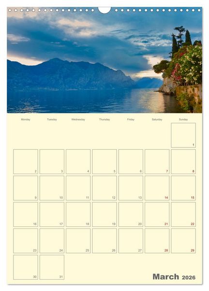 Produktbild: Romantic Northern Italy (Wall Calendar 2026 DIN A3 portrait), CALVENDO 12 Month Wall Calendar