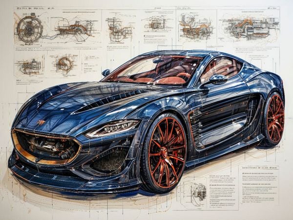 Produktbild: CALVENDO Puzzle Sportwagen | 1000 Teile Lege-Gr&ouml;&szlig;e 64x48cm Foto-Puzzle f&uuml;r gl&uuml;ckliche Stunden