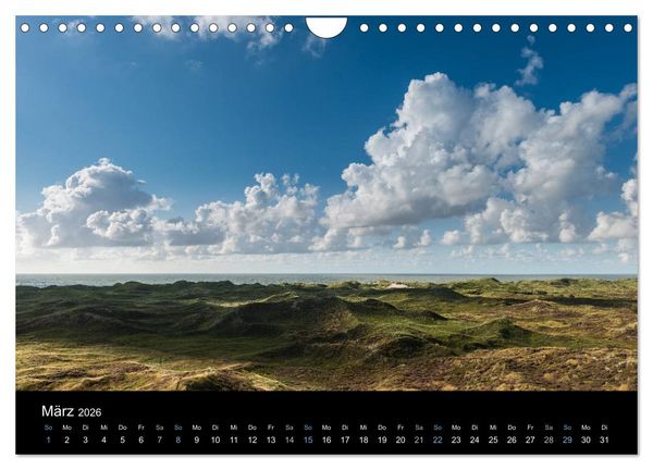 Produktbild: Wolken &uuml;ber D&auml;nemark (Wandkalender 2026 DIN A4 quer), CALVENDO Monatskalender