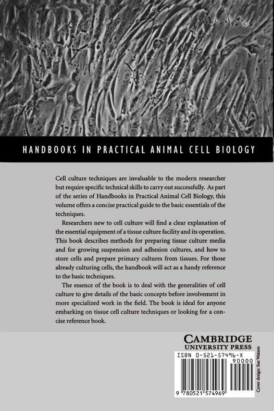 Produktbild: General Techniques of Cell Culture