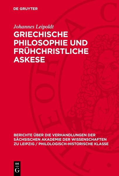 Produktbild: Griechische Philosophie und fr&uuml;hchristliche Askese