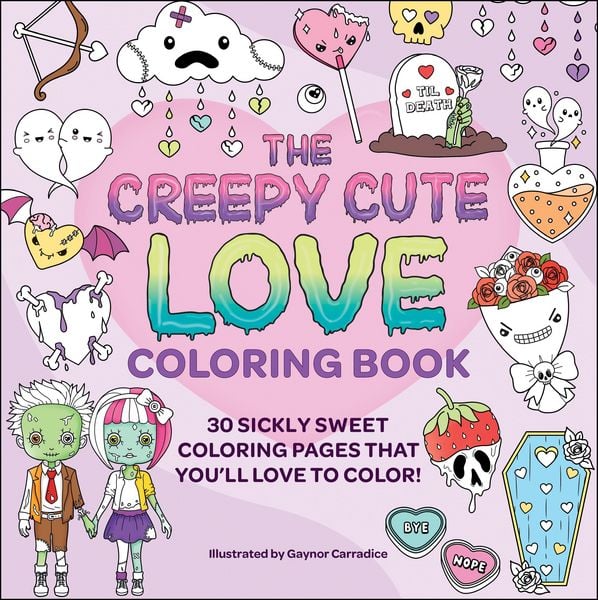 Produktbild: The Creepy Cute Love Coloring Book