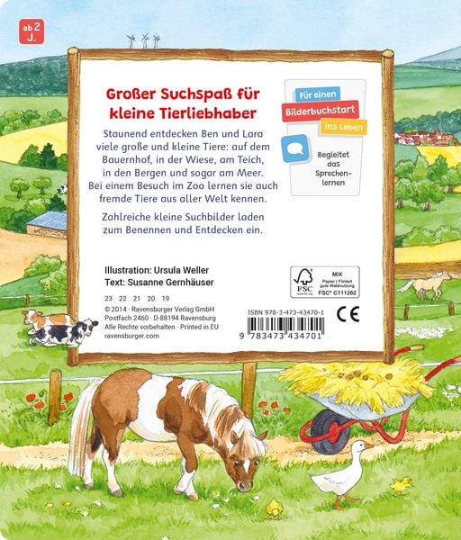 Produktbild: Sachen suchen - Bei den Tieren