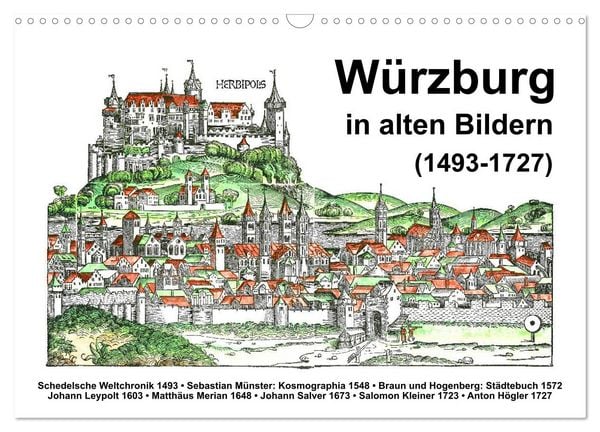 Produktbild: W&uuml;rzburg in alten Bildern (Wandkalender 2026 DIN A3 quer), CALVENDO Monatskalender